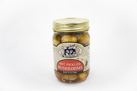 Amish Wedding Hot Pickled Mushrooms