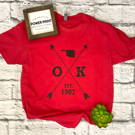 Oklahoma 1907- Short Sleeve T-Shirt