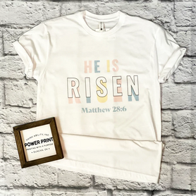 He Is Risen- Short Sleeve T-Shirt