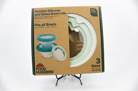 Flexible Silicone and Glass Bowl Lids