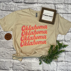 Oklahoma Retro- Short Sleeve T-Shirt