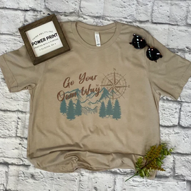 Go Your Own Way- Short Sleeve T-Shirt